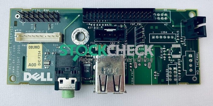 Dell 08UMD A00 front Audio/USB Board