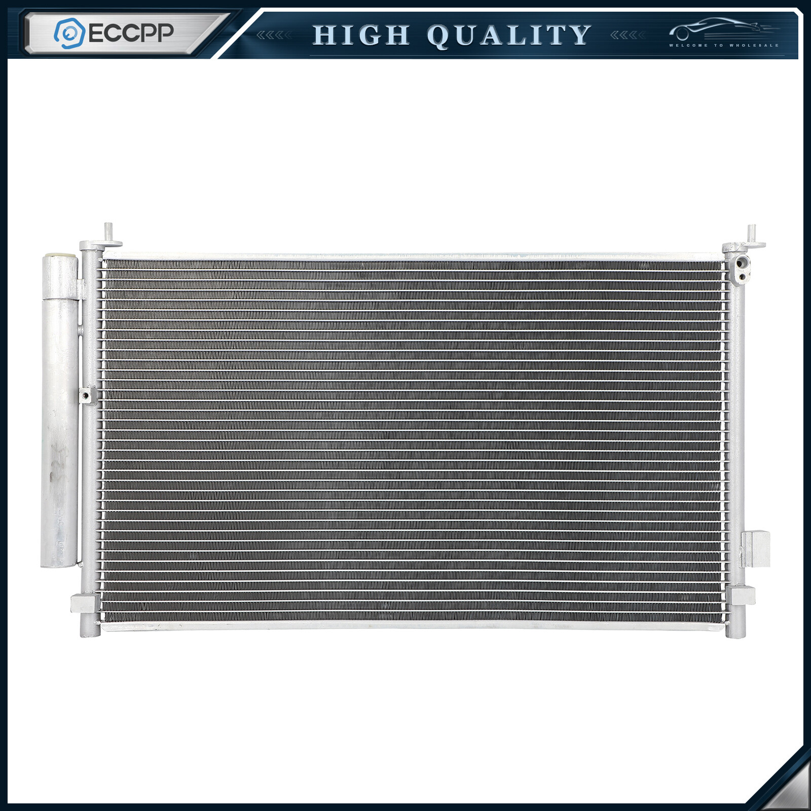 Aluminum AC Condenser for 2006-2011 Honda Civic 1.8L 2.0L L4 Fits AC3569
