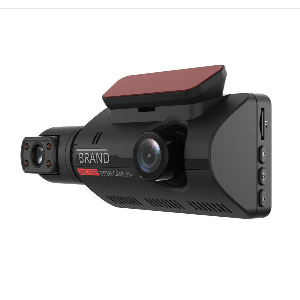 1080P Dual Lens Car DVR Dash Cam Video Recorder G-Sensor Front and Inside Camera