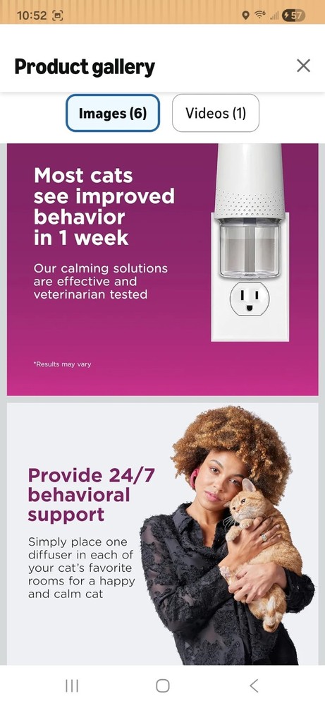 Comfort Zone Multi- Cat Calming Pheromone Diffuser - 100538644 (6 Pack)