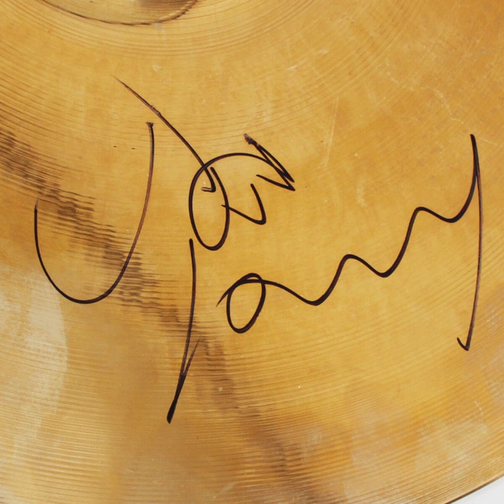 Aerosmith Signed Drum Symbol - COA JSA