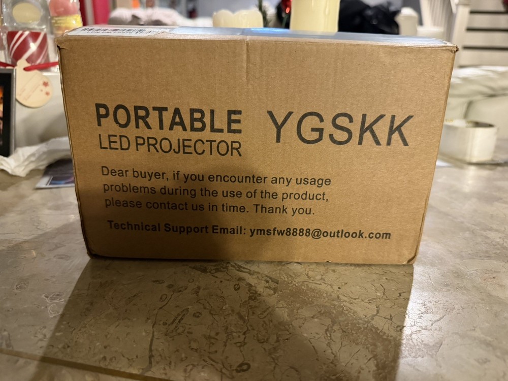 Portable LED projector