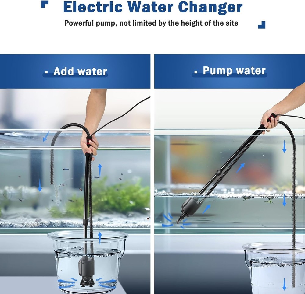 Multifunction Fish Tank Vacuum Water Changer