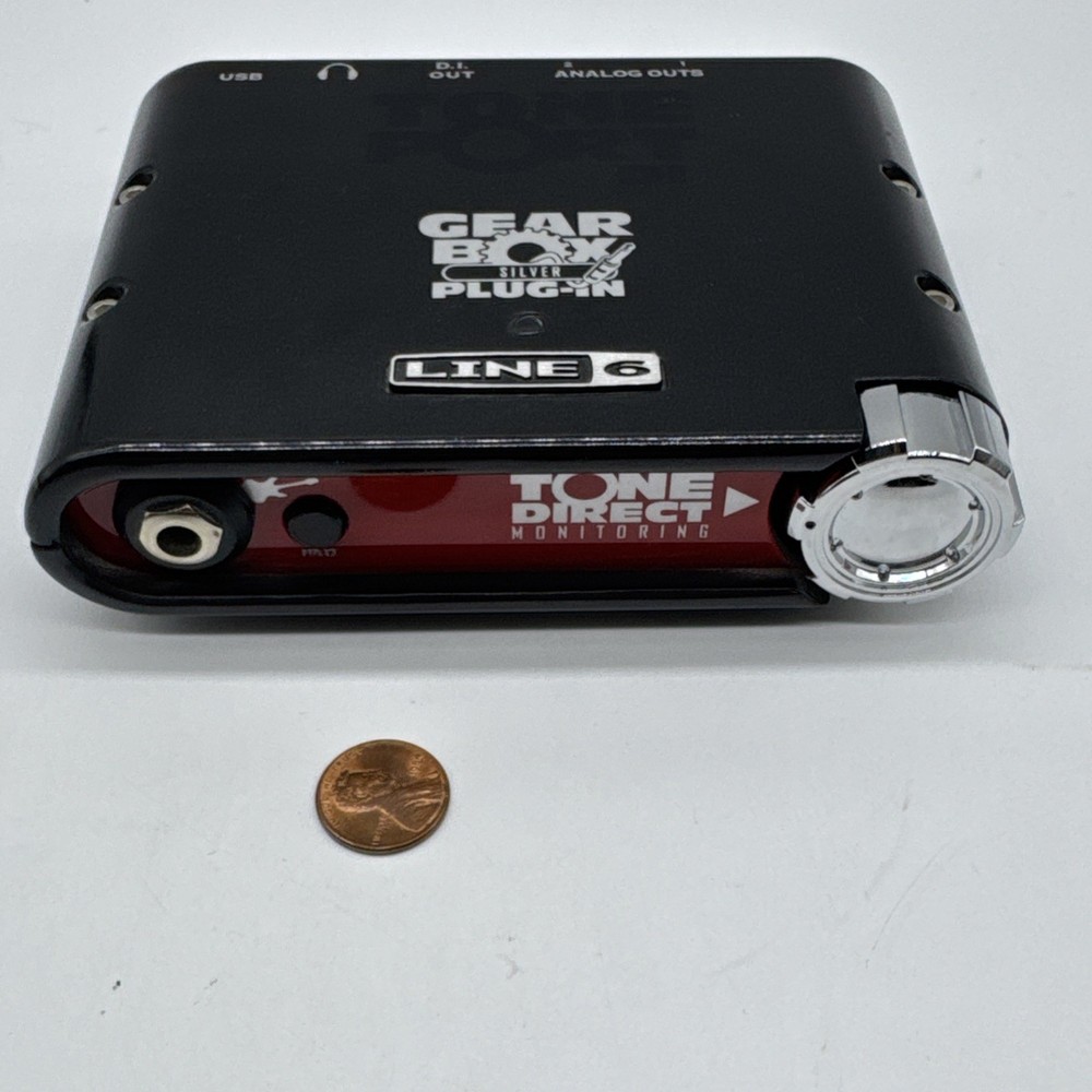 Line 6 Gearbox Toneport DI Interface Silver Plug-in