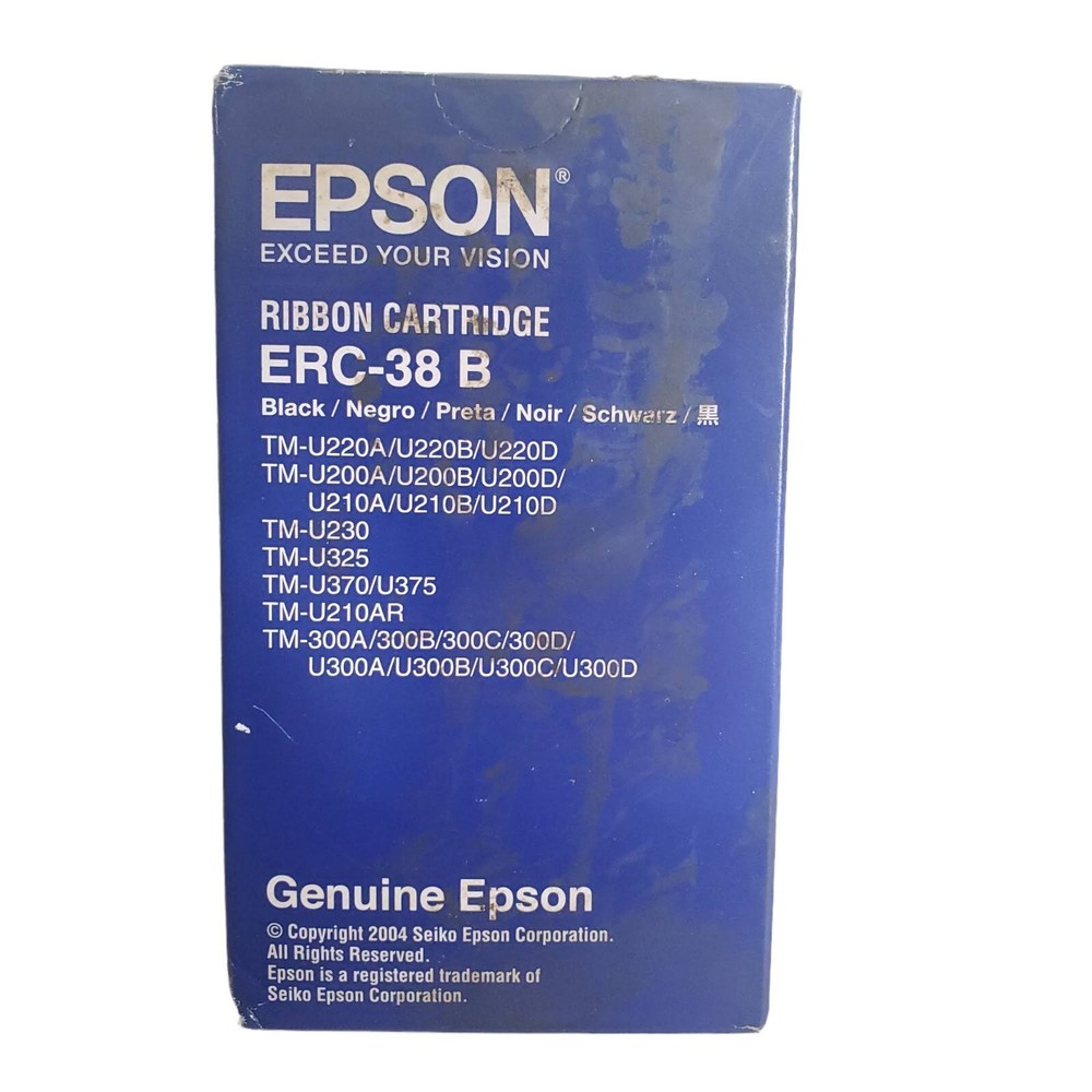 Epson ERC-38 B Black Ribbon Cartridge