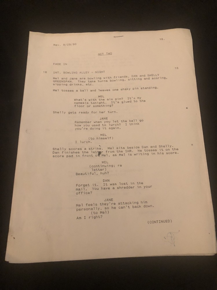 NEVER FORGET TELEPLAY by Ronald Rubin [Final Shooting Script]