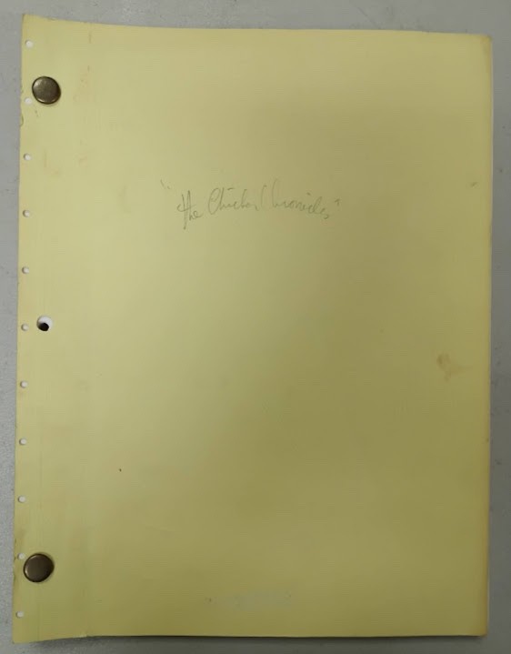 2 Vintage Original Scripts The Chicken Chronicles 1st & 2nd Draft Paul Diamond