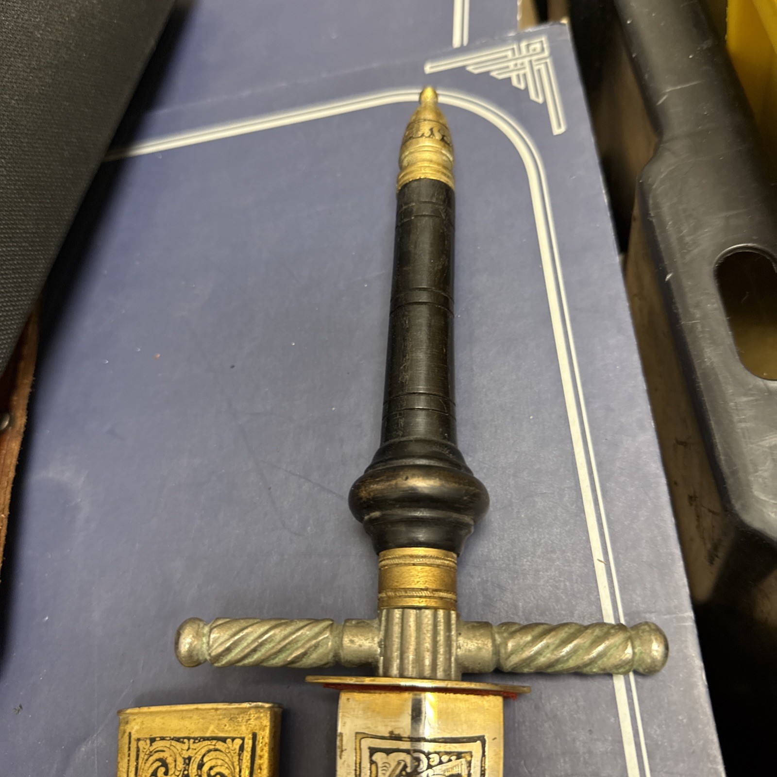 ANTIQUE TOLEDO SPANISH PLUG BAYONET DAGGER