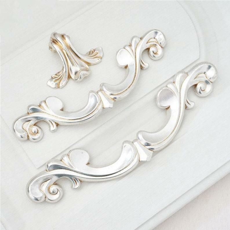 Shabby Chic Drawer Knobs Pulls Handles Antique Dresser Cabinet Handle Door Pulls