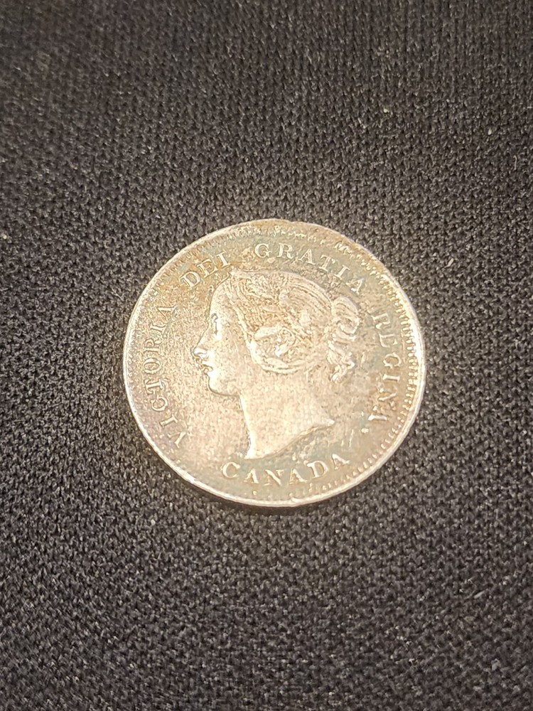 1899 Canada 5 Cents Silver Coin