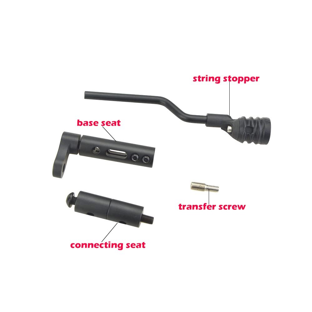 ZSHJGJR String Stop Bracket Decelerator Rod String Vibration Balance Bowstrin...