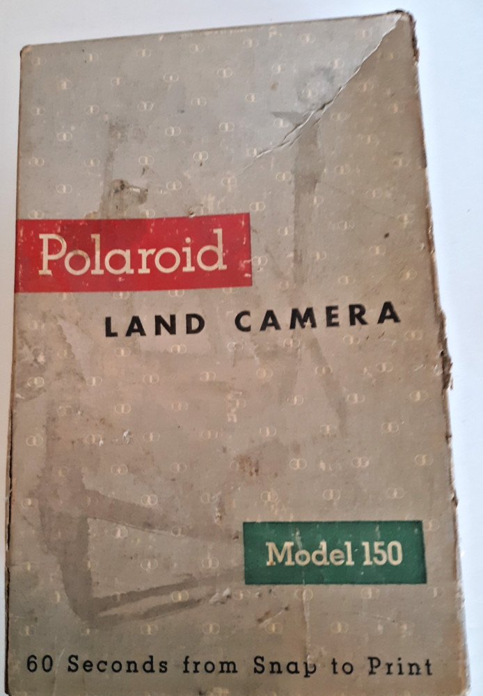 Polaroid Land Camera model 150 in box with 3 flashbulbs...untested