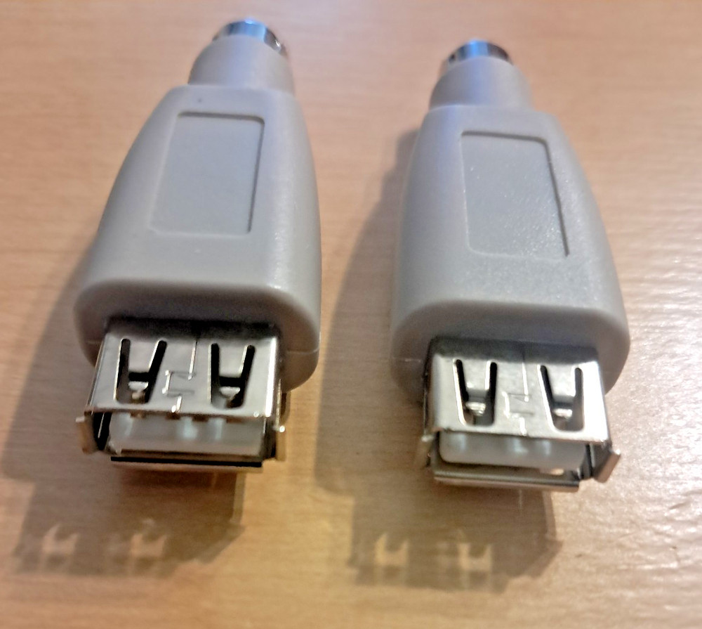 2 each USB to PS-2 Adapter