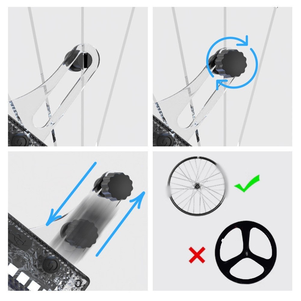 Rechargeable Bicycle Wheel Light Waterproof Design with Multiple Light Modes