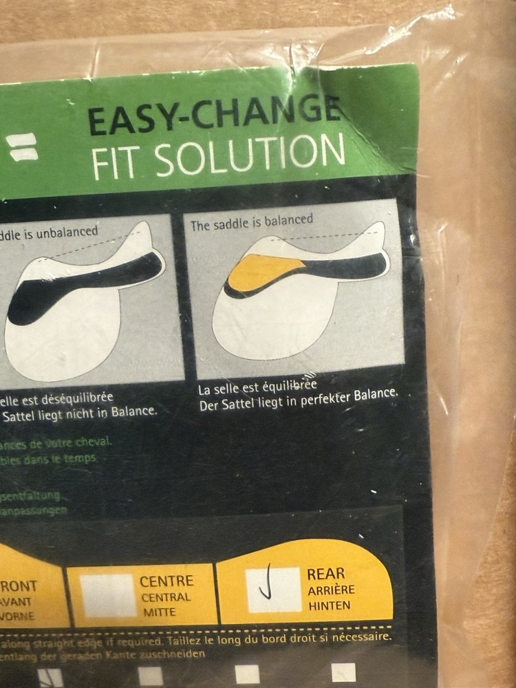 Wintec Bates Easy Change Riser System. Pair - Pony Or Jump Riser. Rear 8 mm.