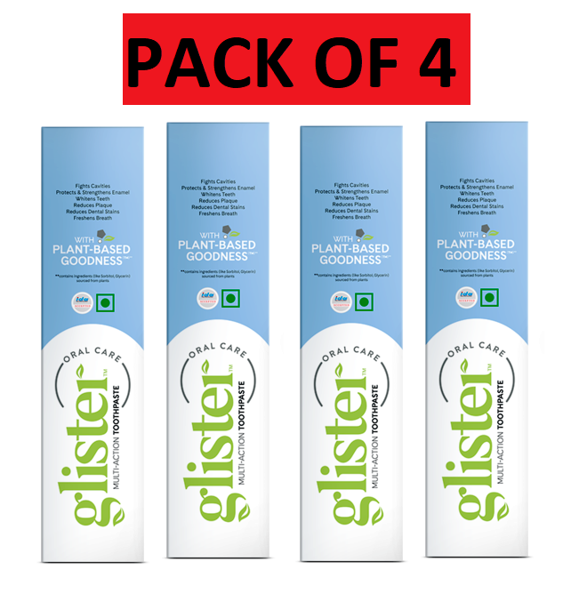 GLISTER MULTI-ACTION TOOTHPASTE -50 GM EACH (4-PCS)