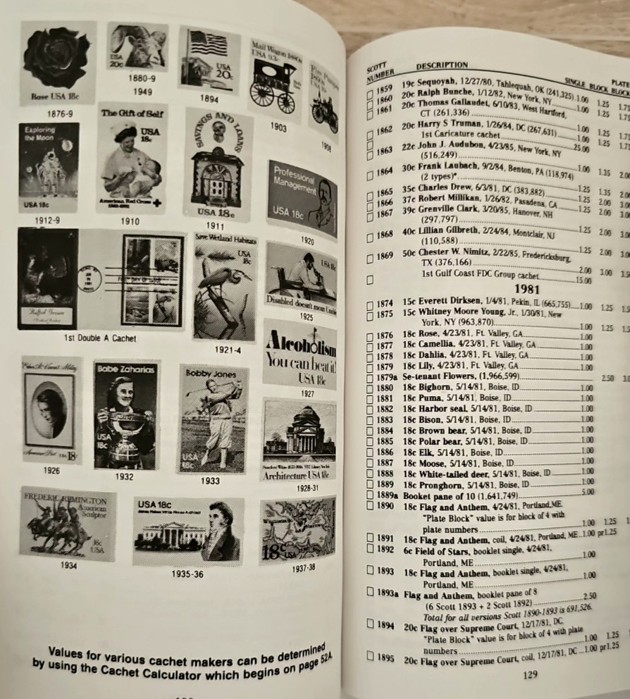 Vtg. 1996 SCOTT U.S. First Day Cover Catalogue & Checklist Book