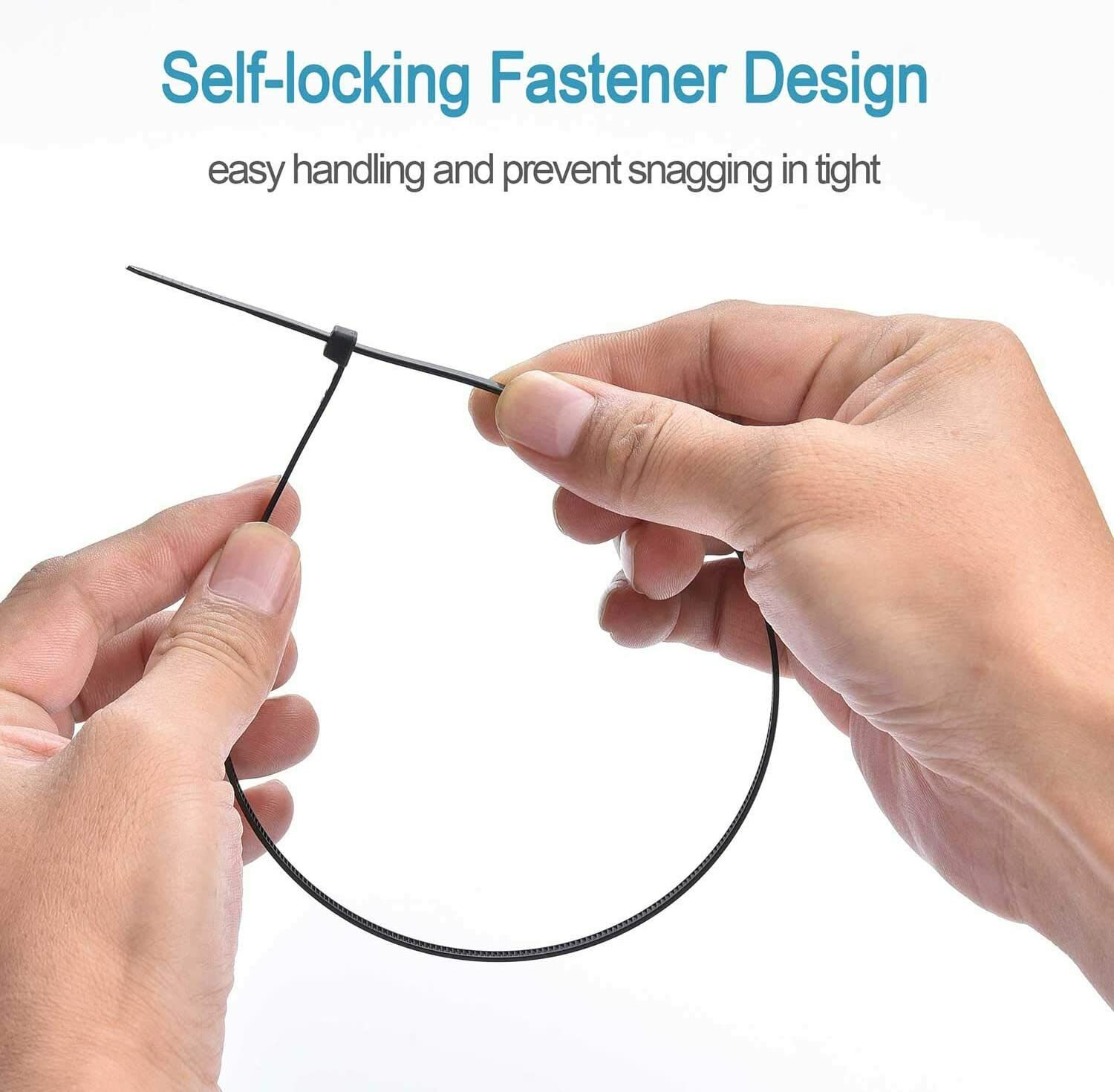 100Pcs 14" Cable Ties Heavy Duty 75LBS Ultra Nylon Wrap Wire Zip UV Resistant