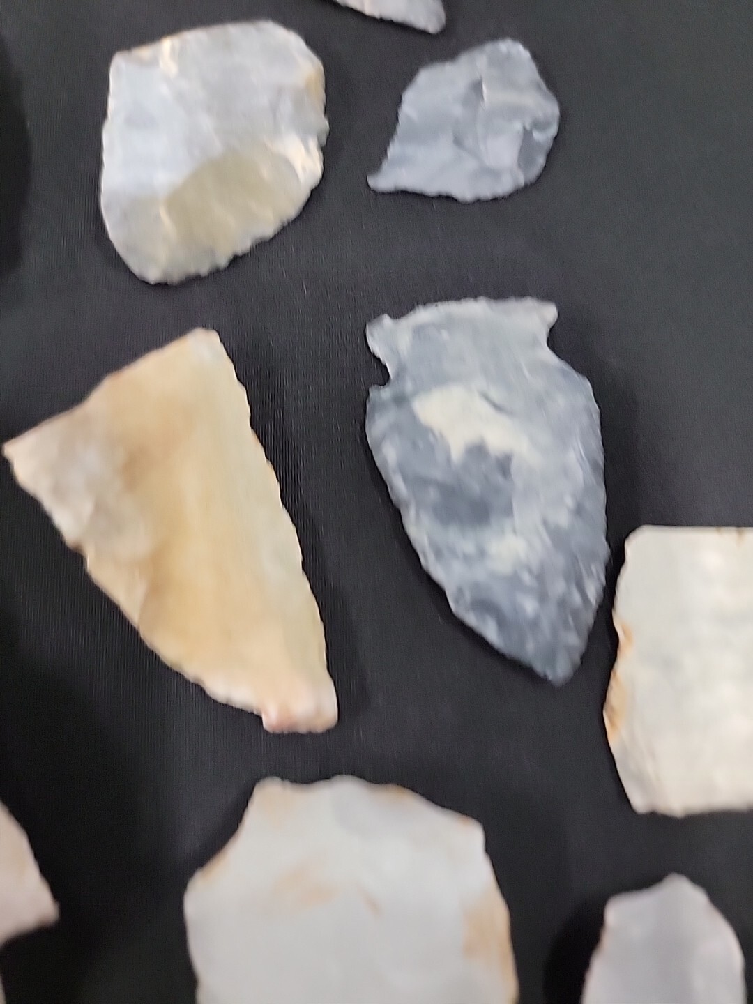 Indian Artifacts, Arrowheads, Rock drawing, Stone bowl, Ohio Collection.