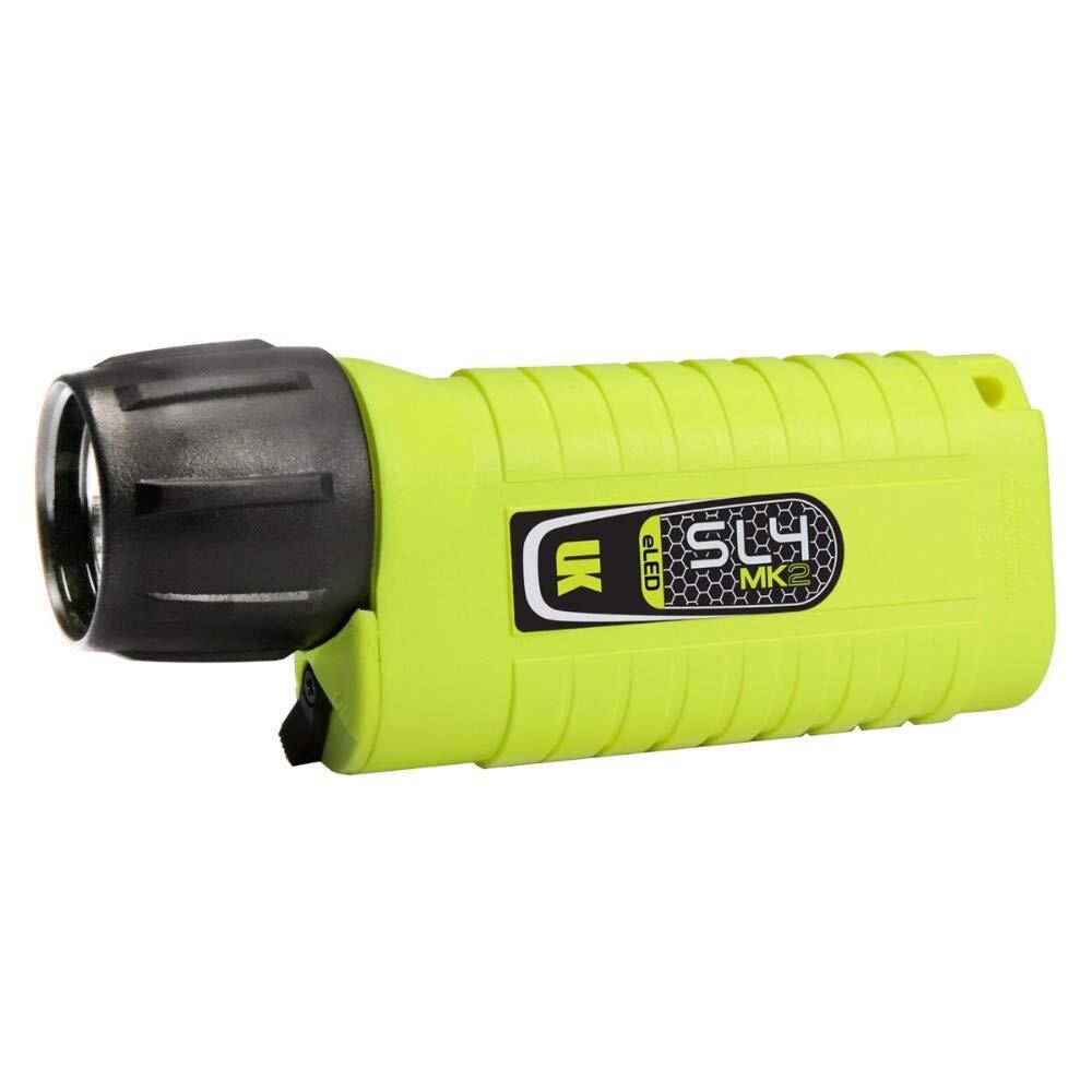 Underwater Kinetics SL4 eLED MK2 Dive Light Safety Yellow Includes Batteries