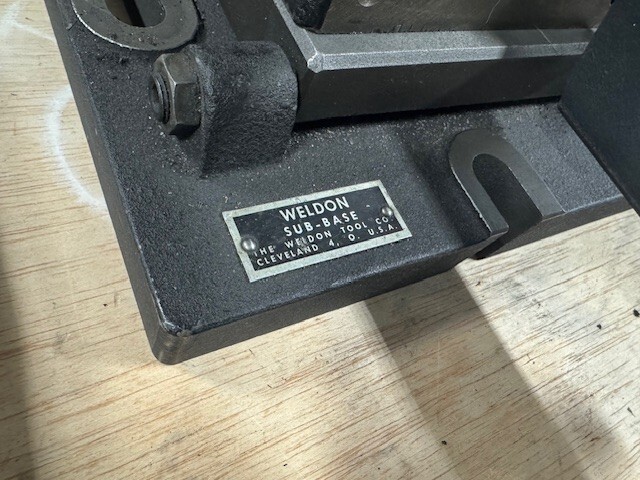 Weldon Tool End Mill Sharpener with Sub-base
