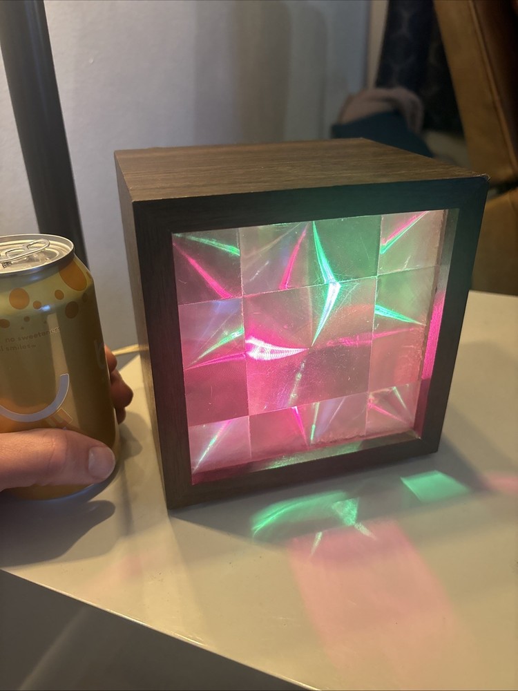 MCM Cube Lite 310 Disco Psychedelic Light Data Display Systems Vintage Works!