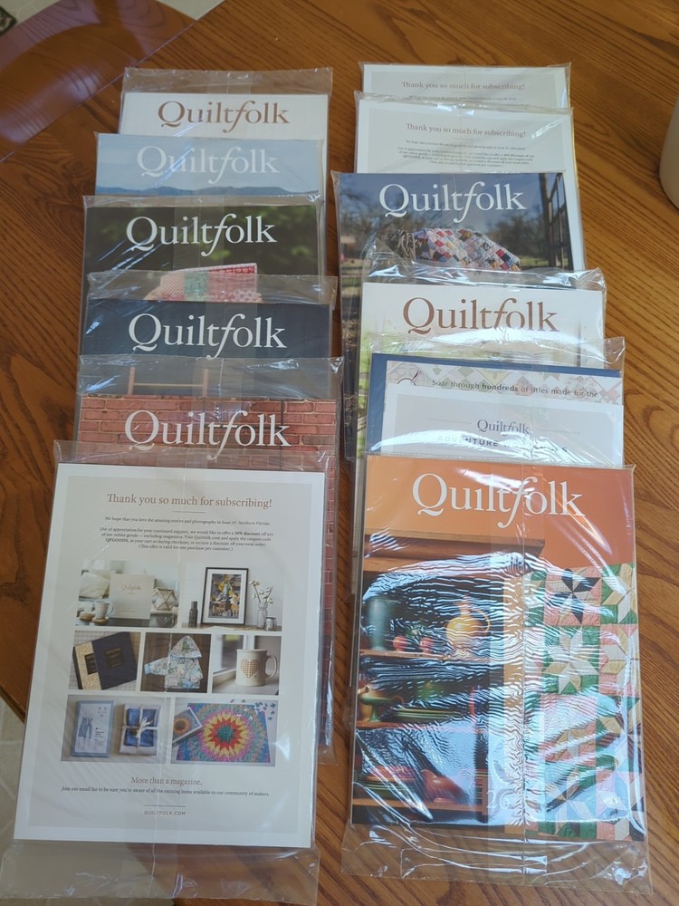 Quiltfolk Magazine Back Issues – Choose your issue – Exceptional condition