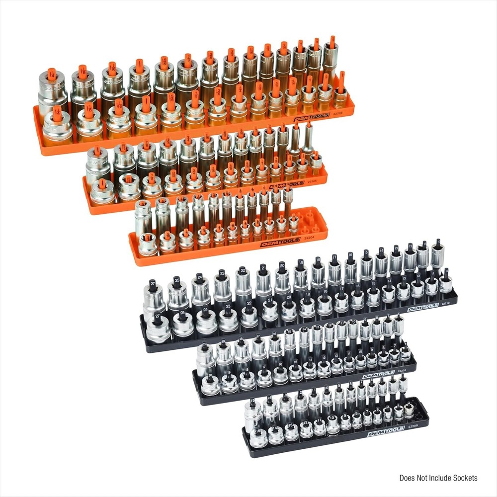 Space-Saving Socket Holder Set, Toolbox Essential