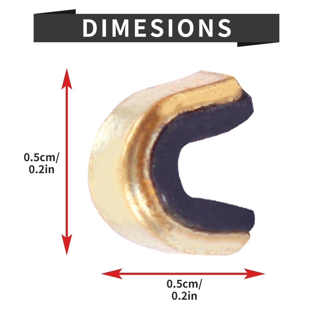 SPG Bow String Nock Points - 40 Packs Arrows Bowstring Nocking Point Set Arch...