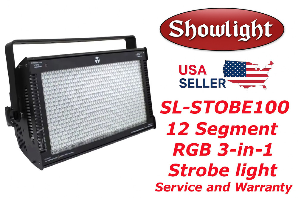 ⭐ShowLight 12 segment RGB 3-in-1 Strobe Light⭐