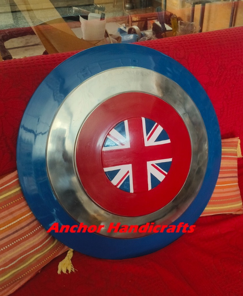 Captain Carter Shield Metal Marvel Solid Shield Cosplay For Wall Décor 24 Inches
