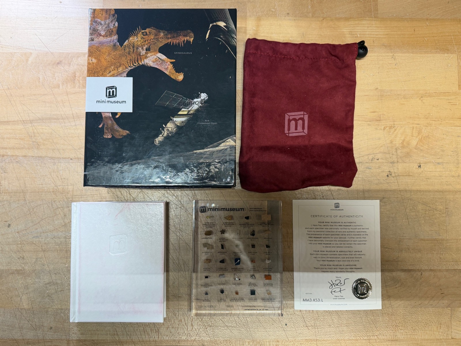 Mini Museum 3 Limited 3rd Edition - Large 29 Rare Specimens Hans Fex Kickstarter