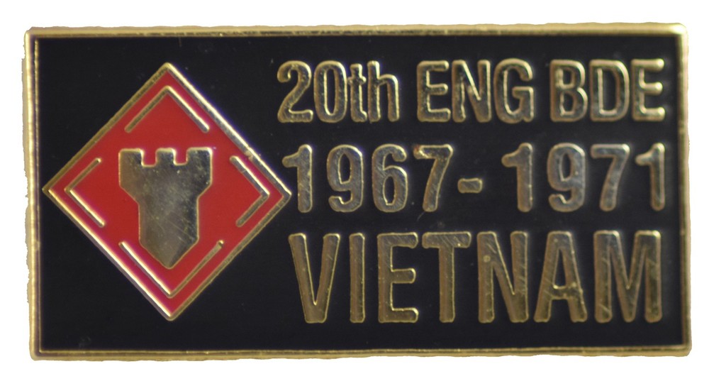 20th Engineer Brigade Vietnam Hat Pin