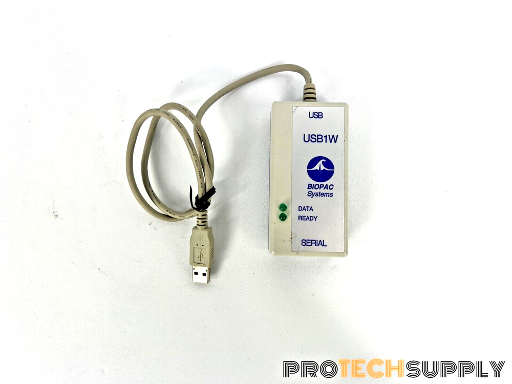 BIOPAC Systems USB1W Data Acquisition System with Connection Cable with WARRANTY