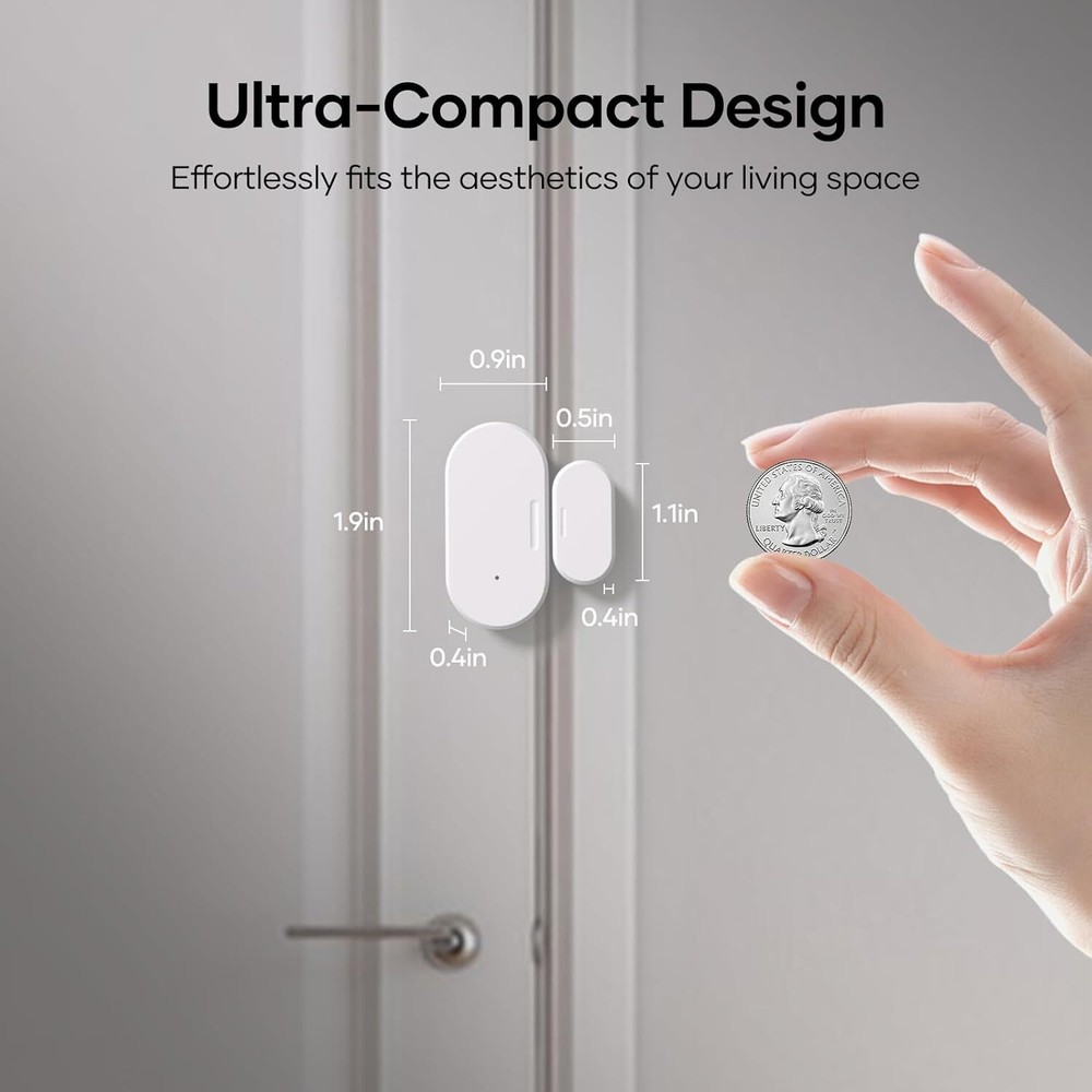 Zigbee Contact Sensor, Mini Smart Door Sensor, Home Automation, Hub Required