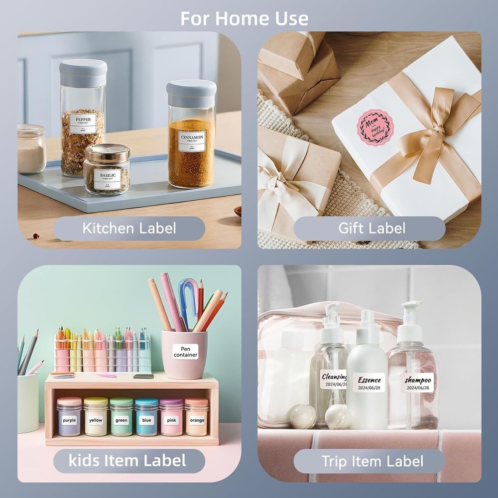 NIIMBOT Label Maker Machine with Tape, Portable Bluetooth Thermal Printer