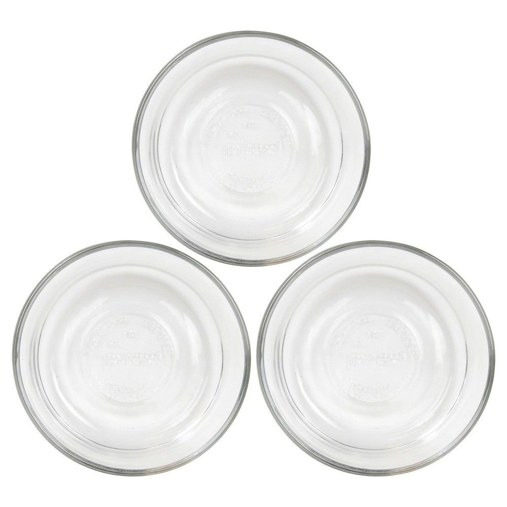 Pyrex 7200 2-Cup Glass Bowl (3-Pack)