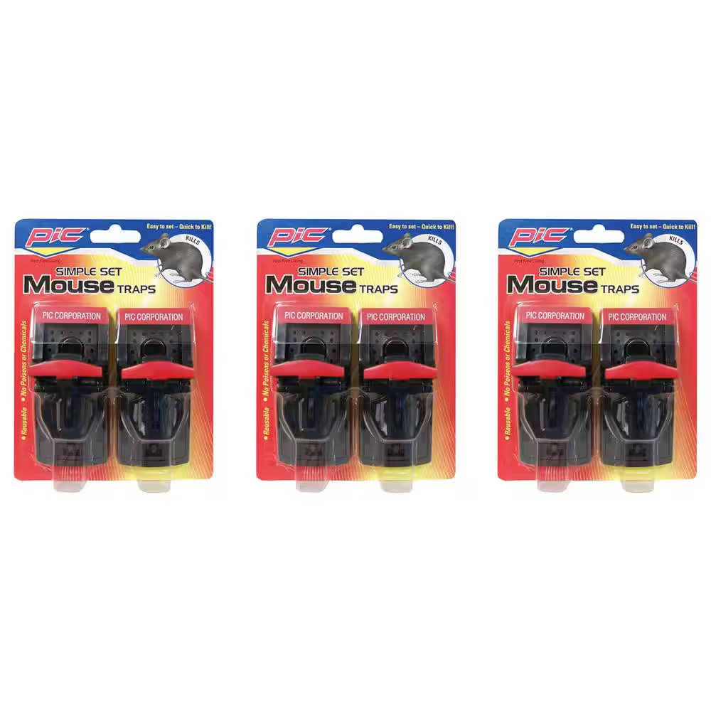2 Simple Mouse Trap (3-Pack)