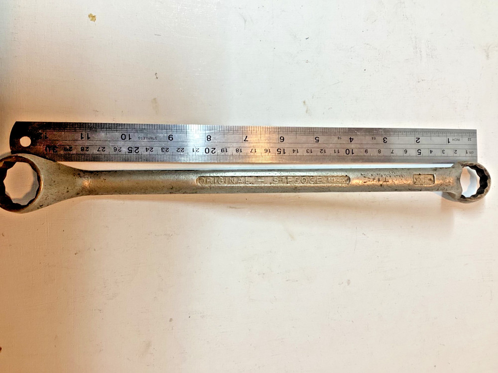 Original Stecoge, 1/2  7/16Offset Ring Spanner    fi