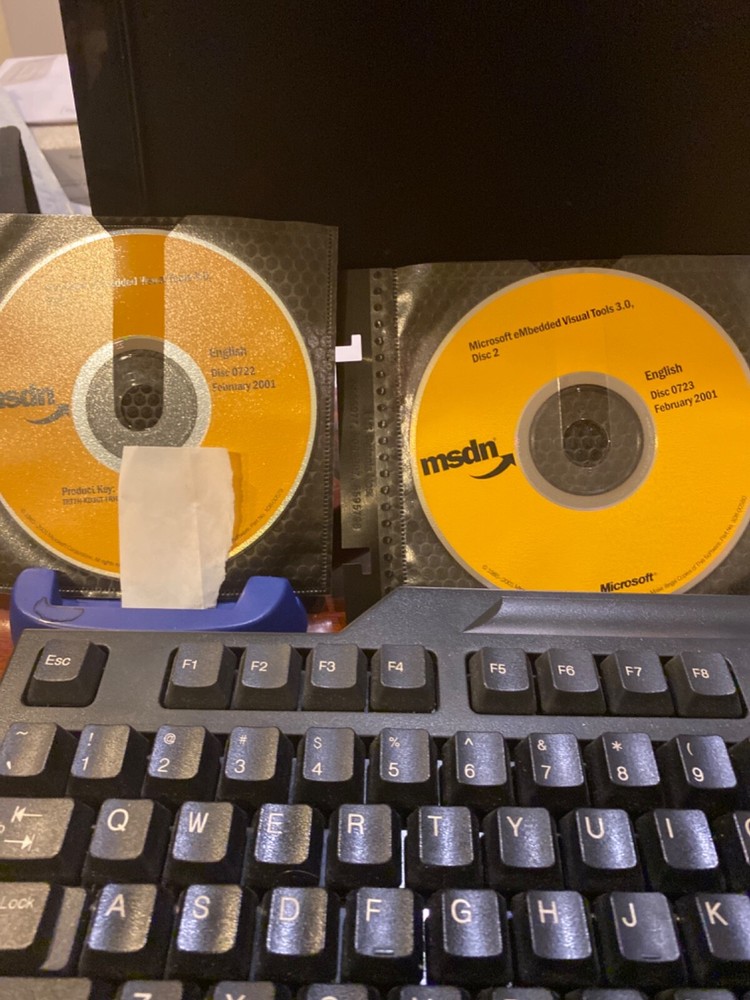 RARE NEW AUTHENTIC MSDN Microsoft eMbedded Visual Tools 3.0. Product Key 2Discs.
