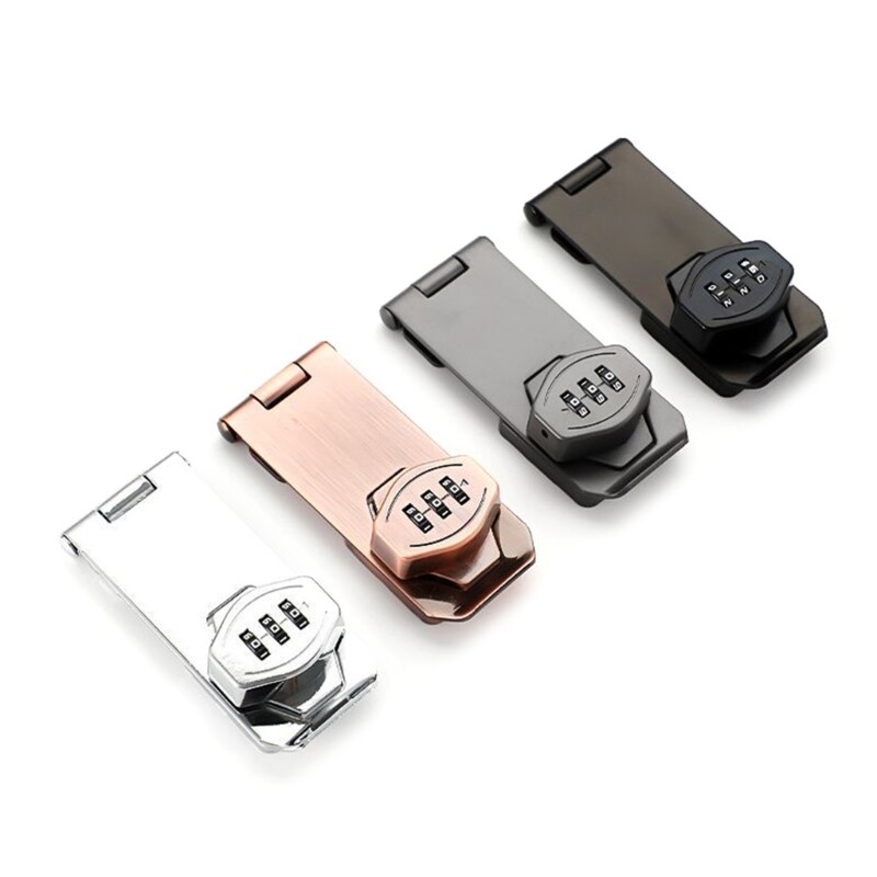 3Digit Combination Lock Mechanical Password Drawer Lock Easy to Install