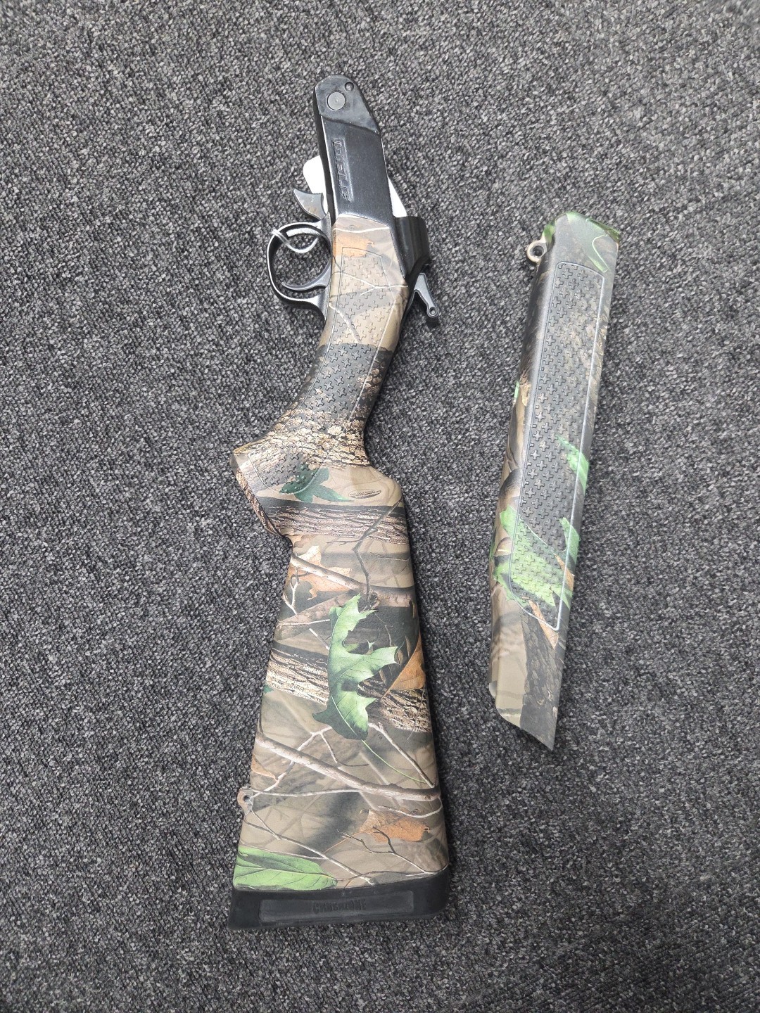 CVA Wolf Realtree CAMO Stock and forend with trigger assembly