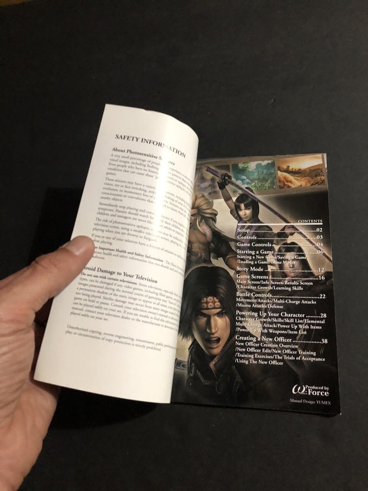 Samurai warriors Xbox Manual Only