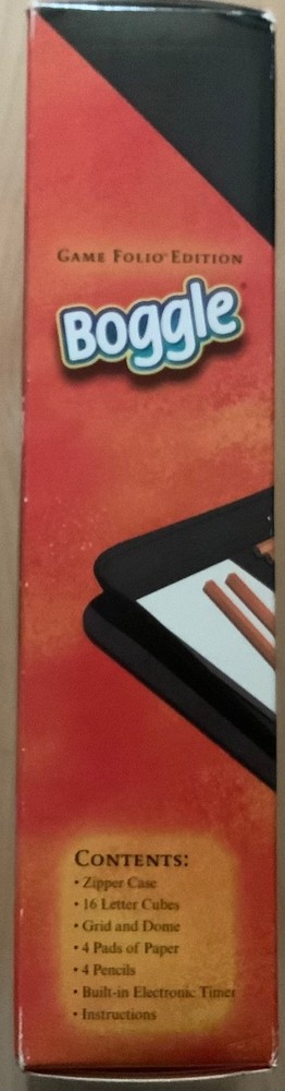 Boogle Game Folio edition with built-in electronic timer