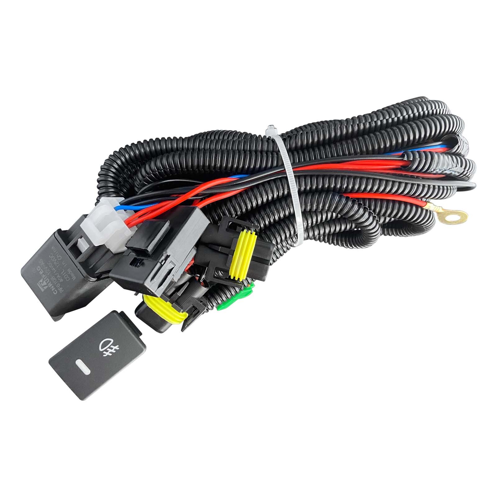 Pair For 2007-2009 Toyota Camry Clear Front Bumper Fog Lights Lamps Assembly