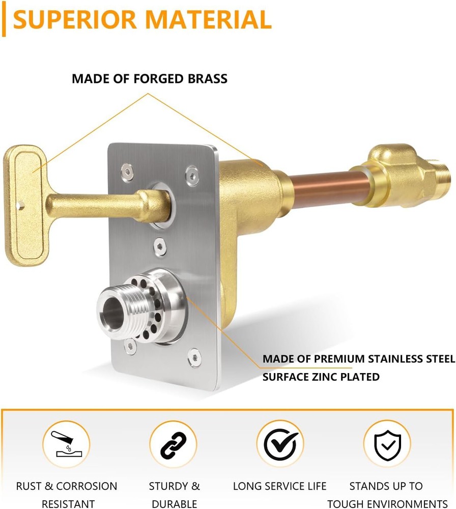 Replace for Z1321-CXL-6 Exposed Non-Freeze Automatic Draining Wall Hydrant