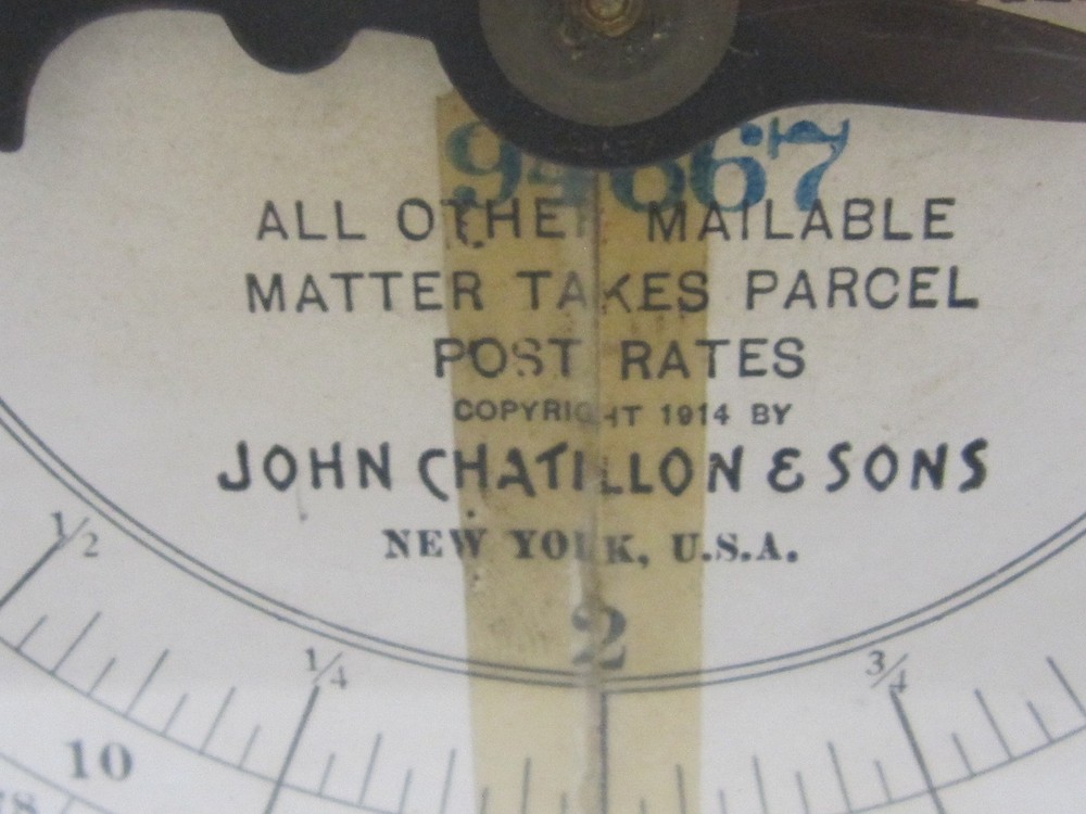 Vintage John Chatillon & Sons Postage Scale U.S.A.