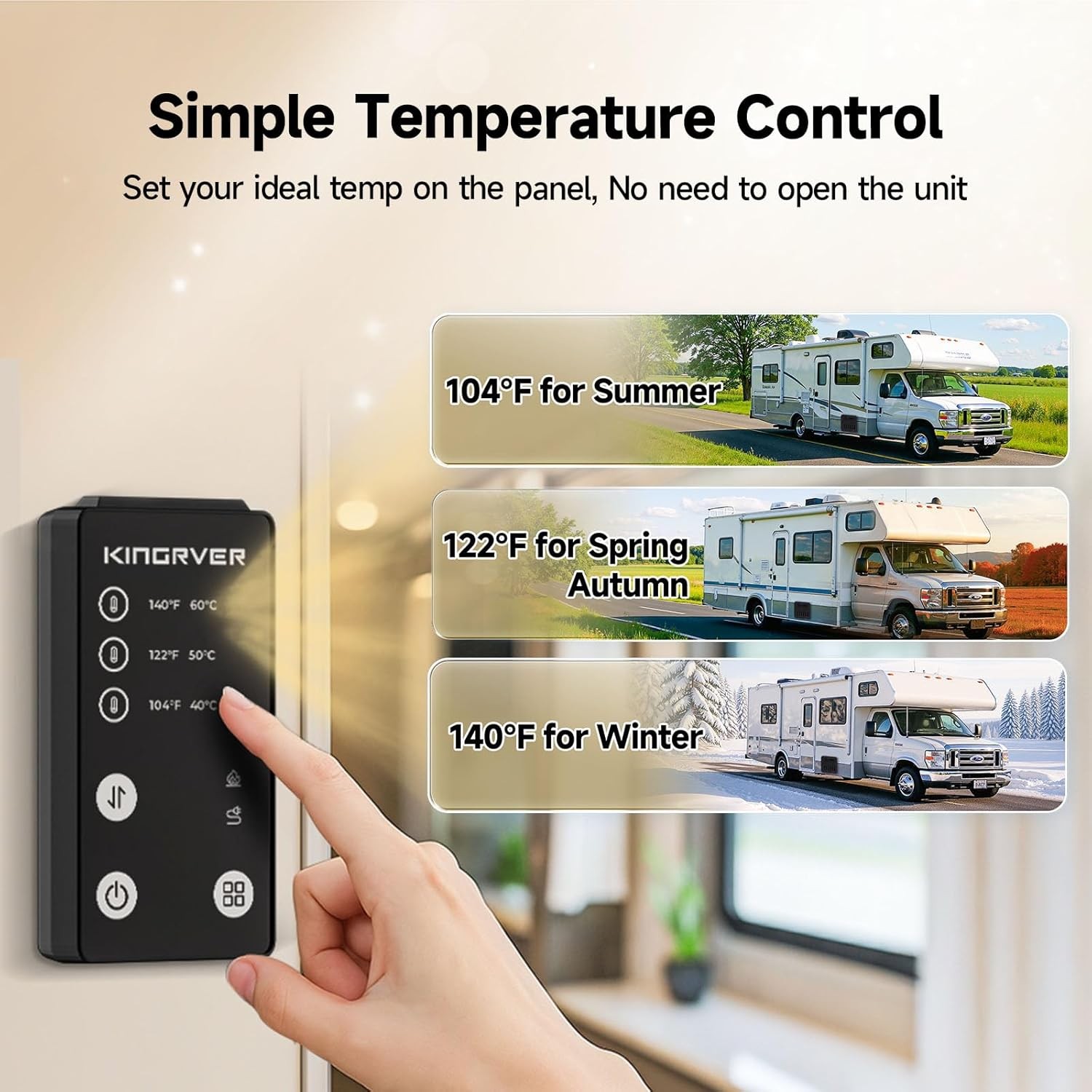 6 Gal Gas & Electric RV Camper Water Heater 1440W 12,000BTU +Controller W/0 door