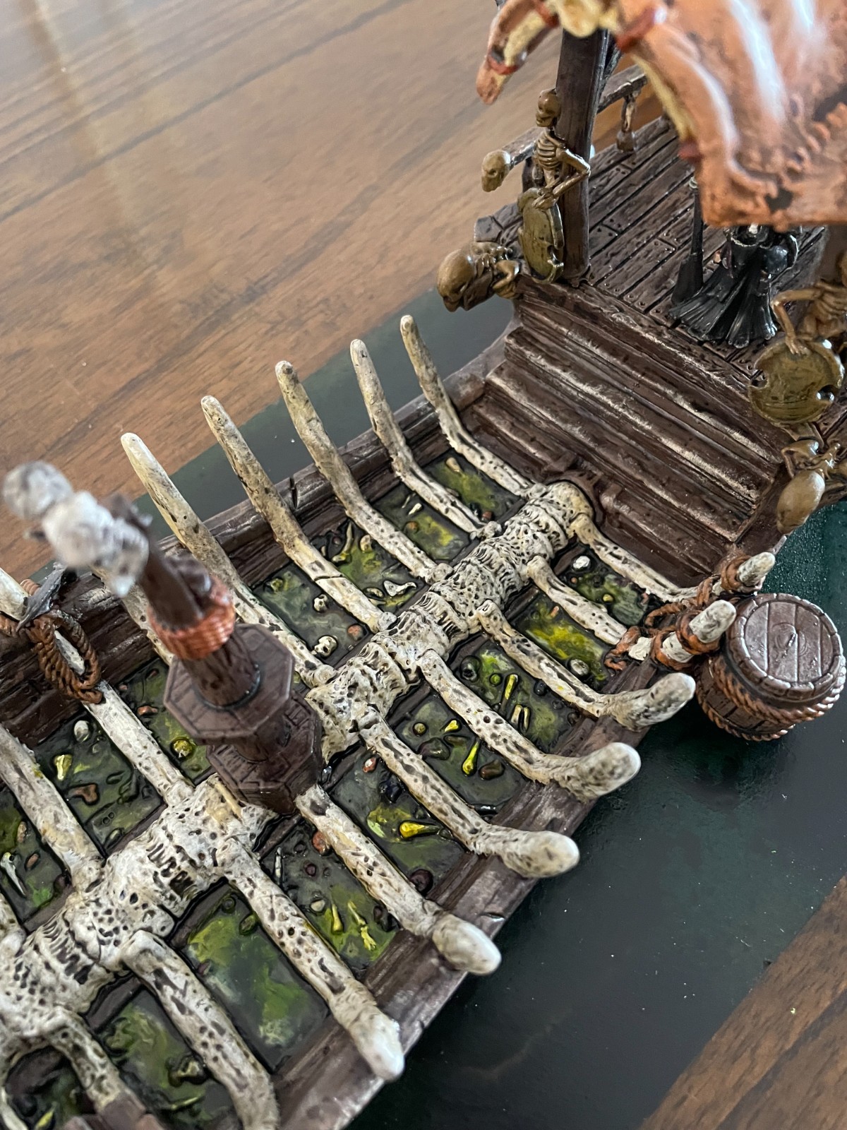 Stygian Barge -Bones Plastic - Reaper - Well Painted and Based