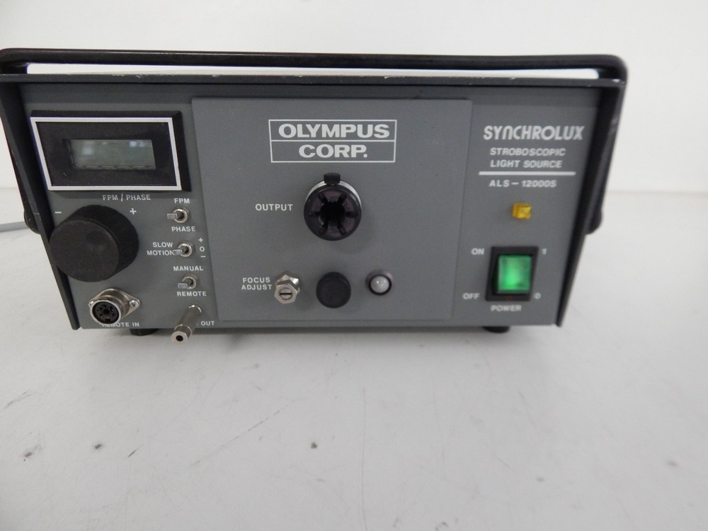 OLYMPUS SYNCHROLUX STROBOSCOPIC LIGHT SOURCE ALS-12000S (PSM35)